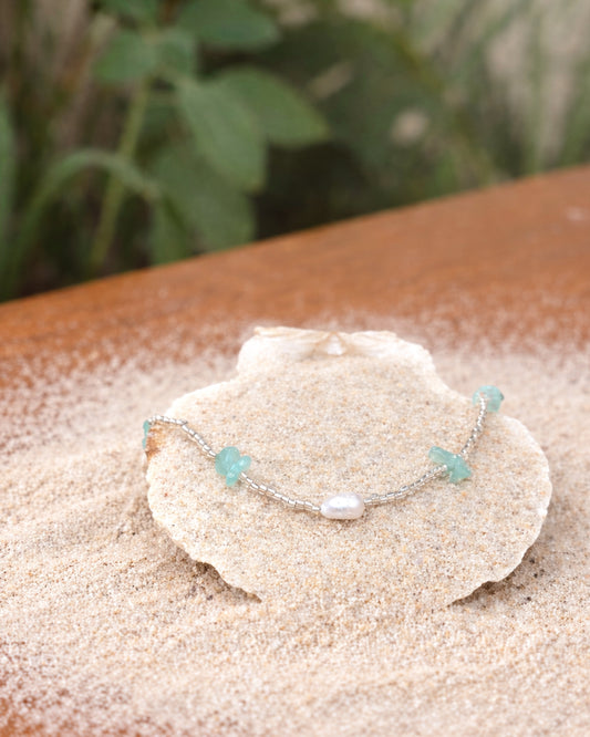 Choker quartzo azul de iemanjá