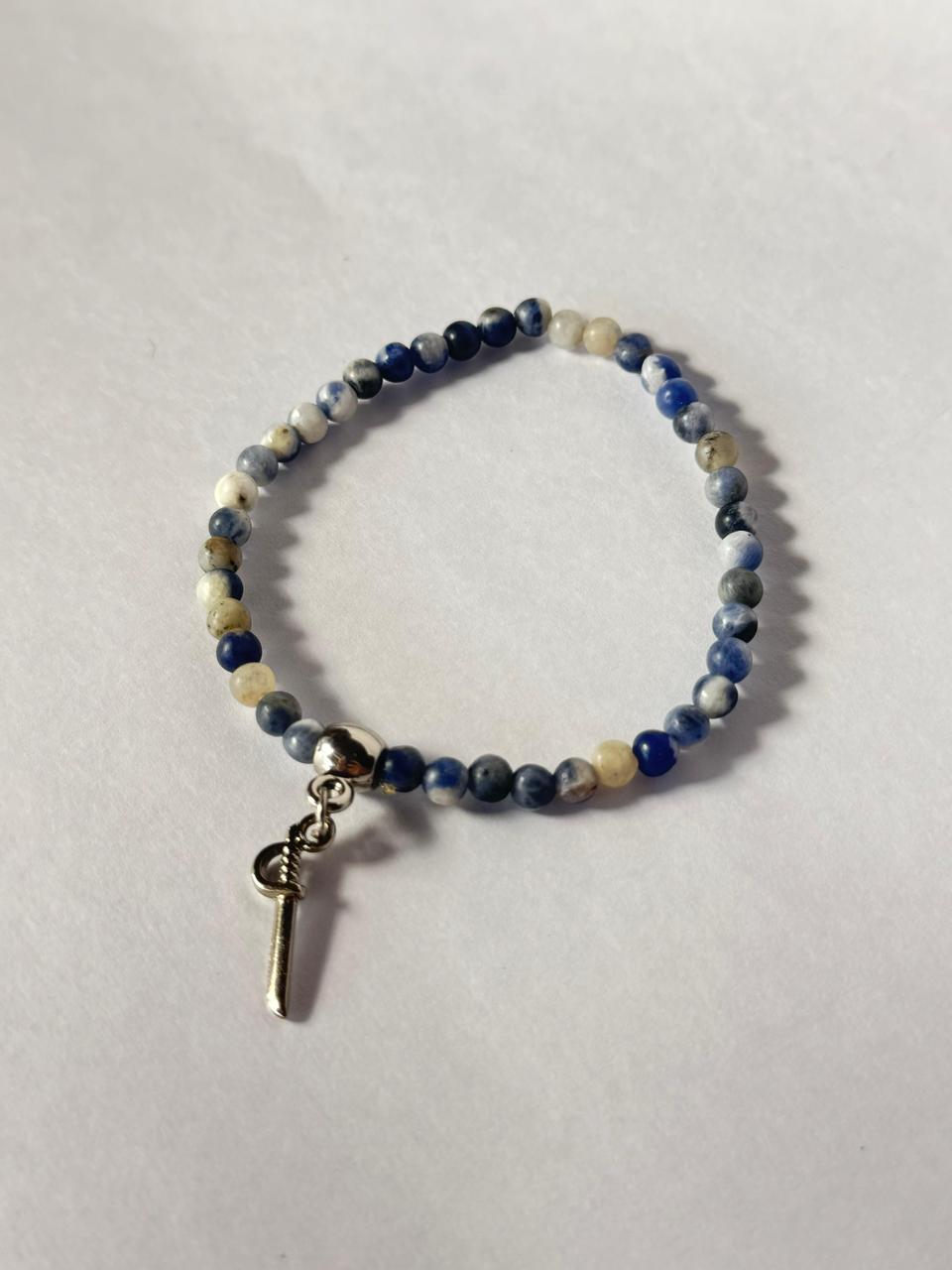 Pulseira Sodalita de Ogum