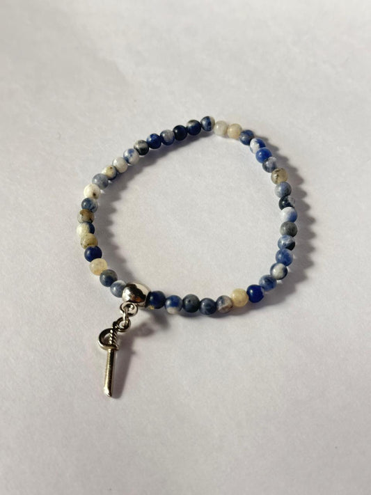 Pulseira Sodalita de Ogum